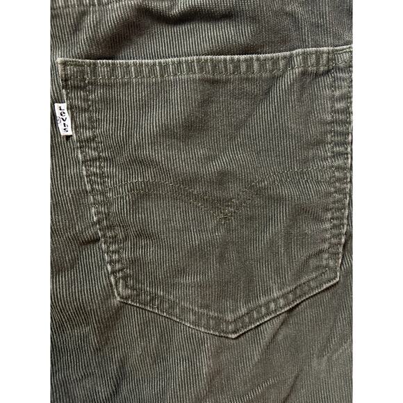 Levi's Men's 505 Corduroy Pants 38x34 Straight Fit Green - Picture 9 of 9